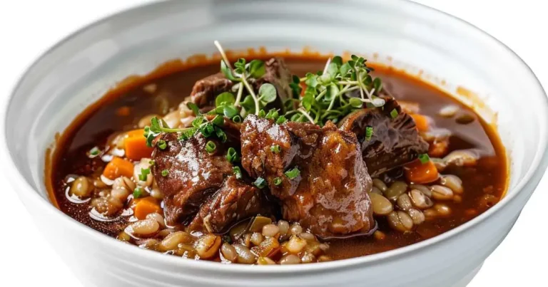 Instant Pot Beef Barley Soup